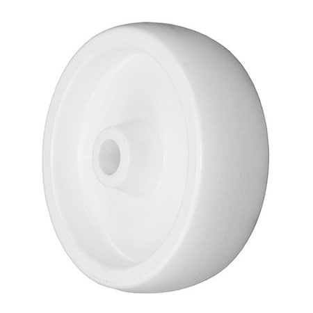 Durastar Wheel; 6X2 Polyolefin (White); 3/4" Plain Bore 620PO88E